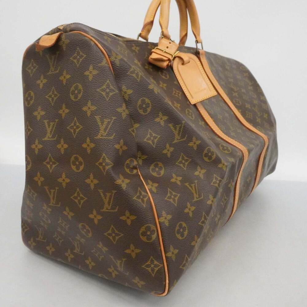 LOUIS VUITTON Brown Monogram Keepall 60 Boston Bag - Picture 2 of 12